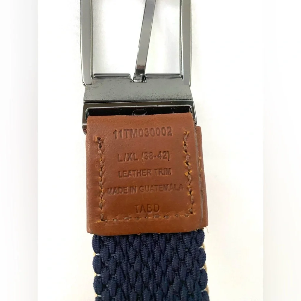Tommy Bahama Men's Reversible Stretch Khaki Belt XL or 38-42